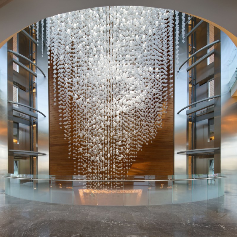 Opera custom modern glass chandelier