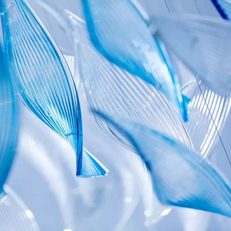 Hotel decorated modern art glass pendant lighting