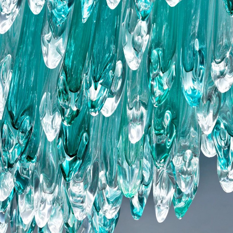 Modern indoor decoration ceiling glass chandelier
