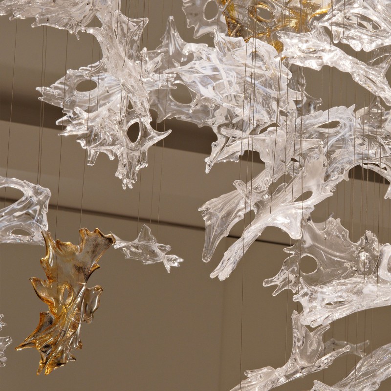 Modern customize art glass chandelier for dining room