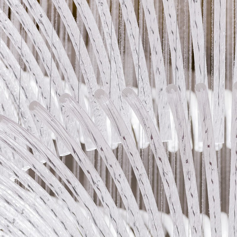 Custom hotel glass art chandelier