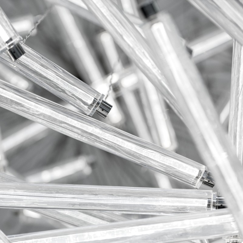 Design Art Glass Light Tube Chandelier