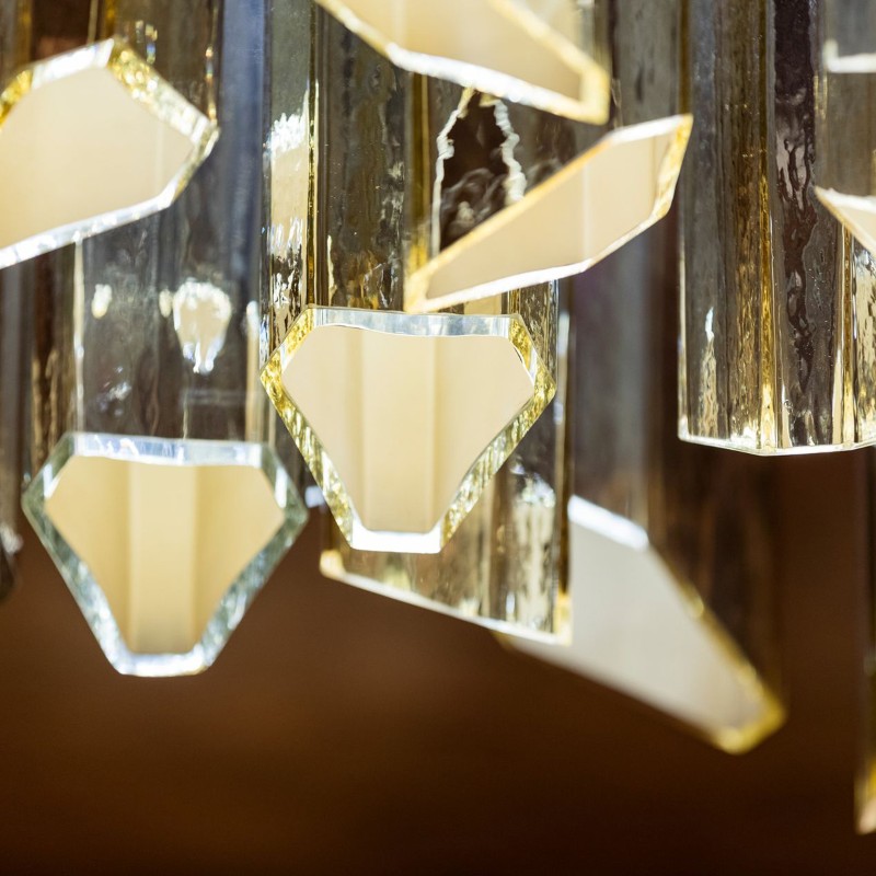 Hotel Glass Raindrops Ceiling Ceiling Light