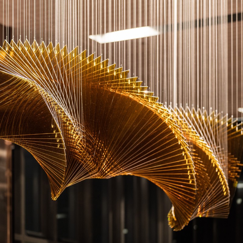 Beautiful decoration pendant lights art glass chandelier