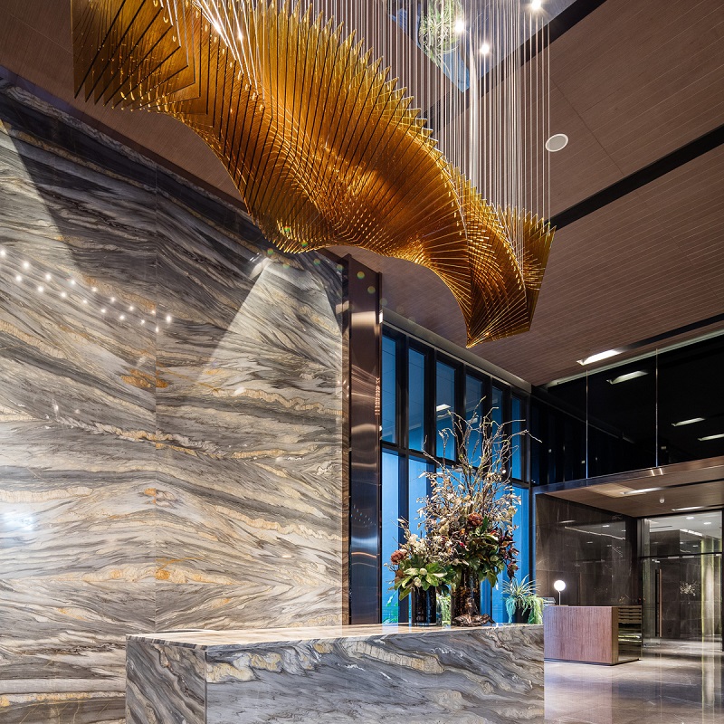 Beautiful decoration pendant lights art glass chandelier