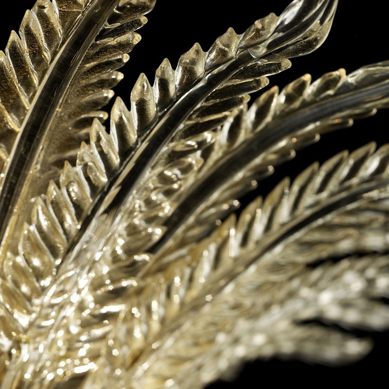 Modern house custom art glass crystal ceiling light