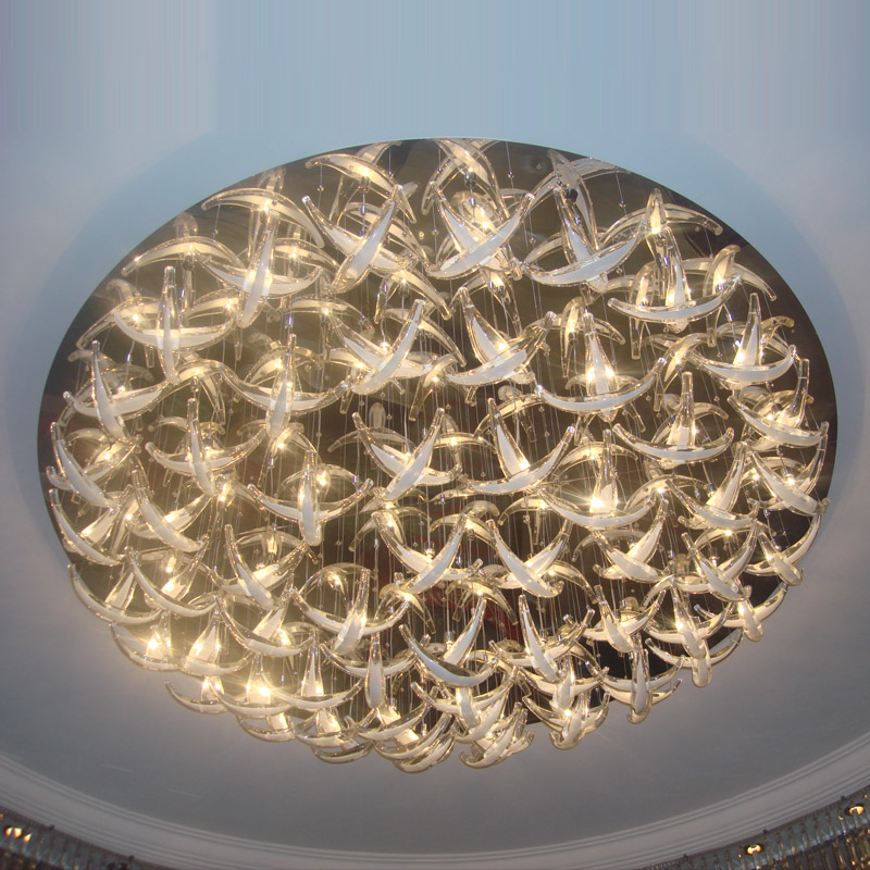 Modern Glass Finish Chandelier