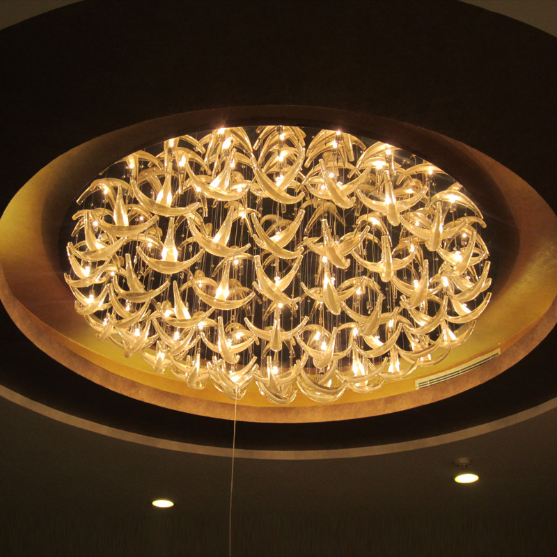 Modern Glass Finish Chandelier