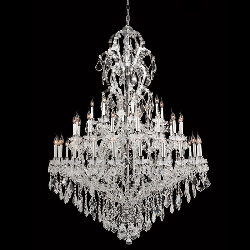 59 Inch Round 48 Lights Large Maria Theresa Chandelier