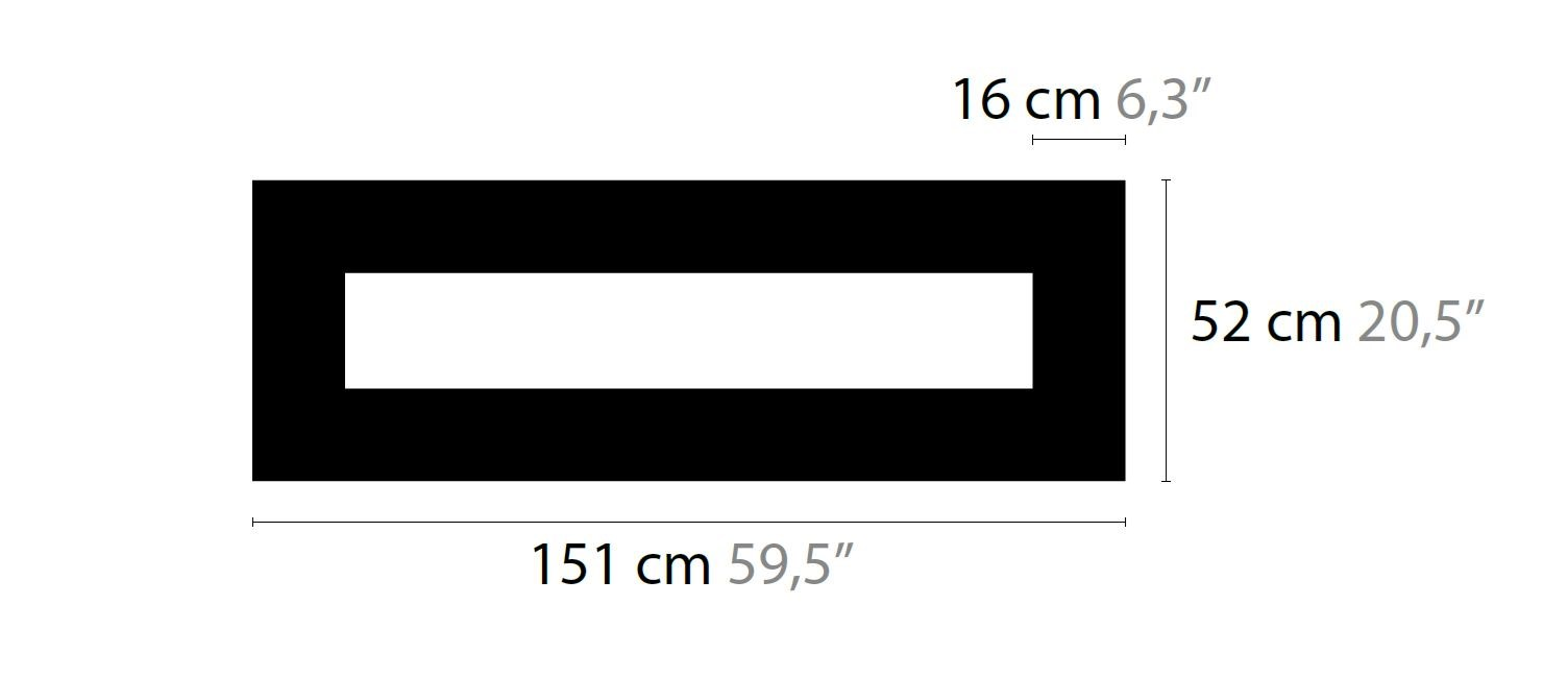 Sky Cycles Rectangle Crystal Chandelier