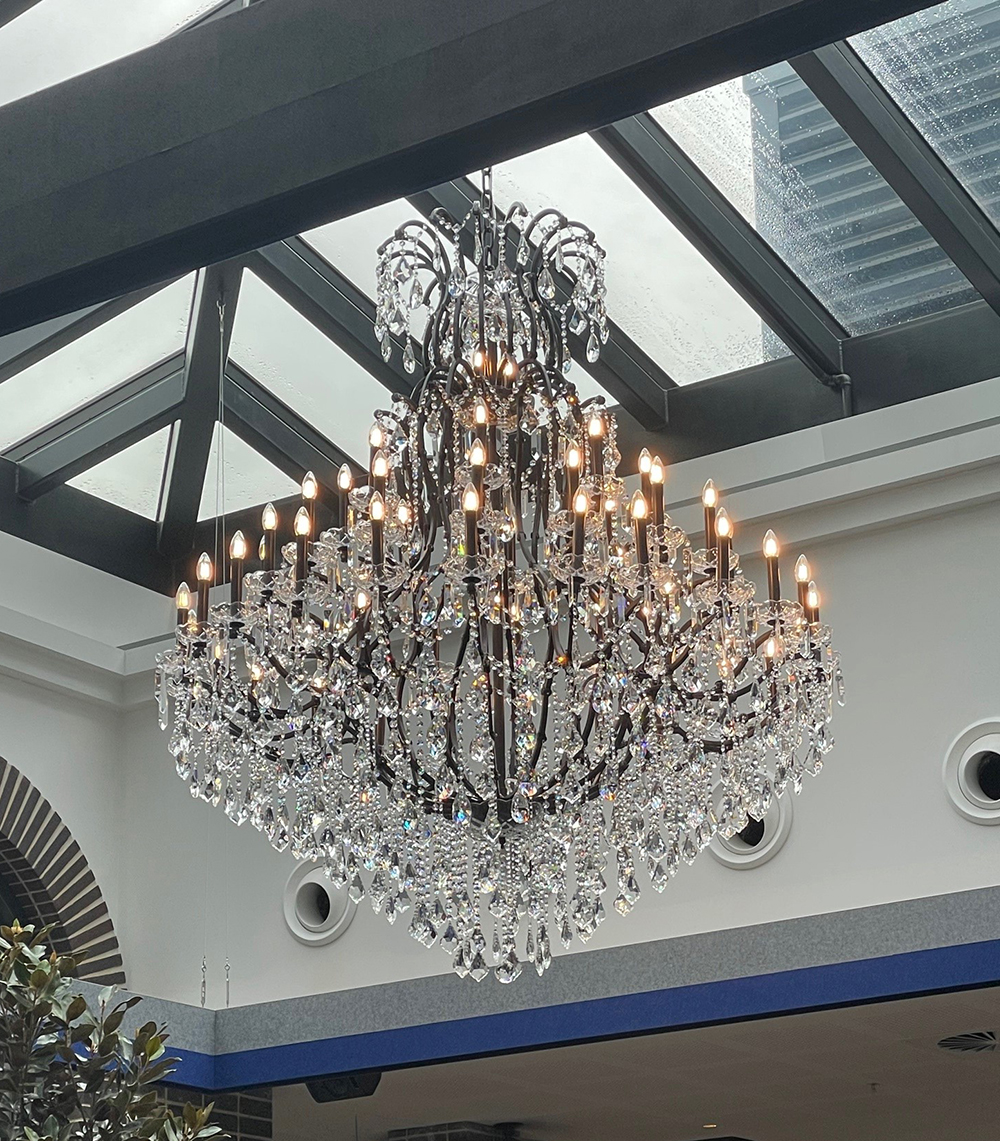 Antique Wrought Iron Chandelier Lighting