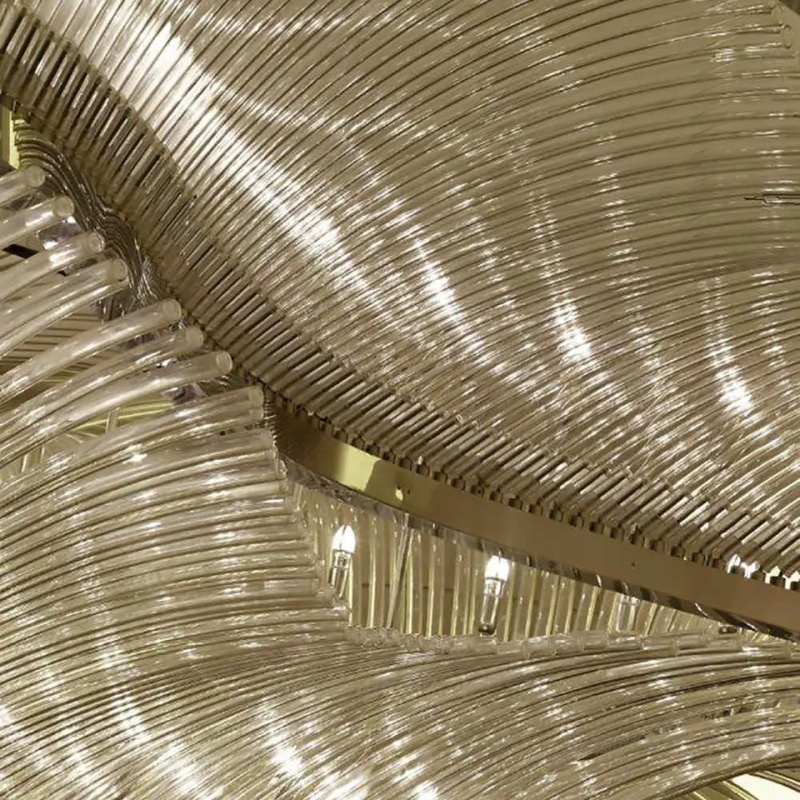 Extra Large Modern Glass Chandelier