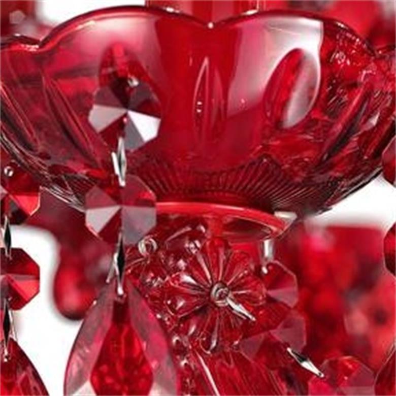 56 Lights Large Red Chandelier Crystal Lighting