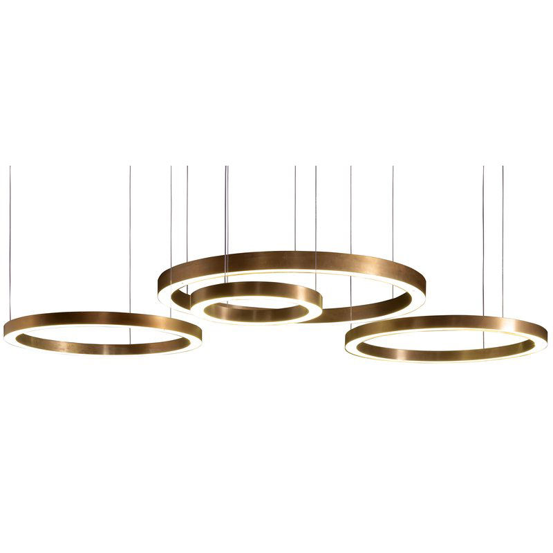 Custom Multiple Metal Ring Pendant Lamp