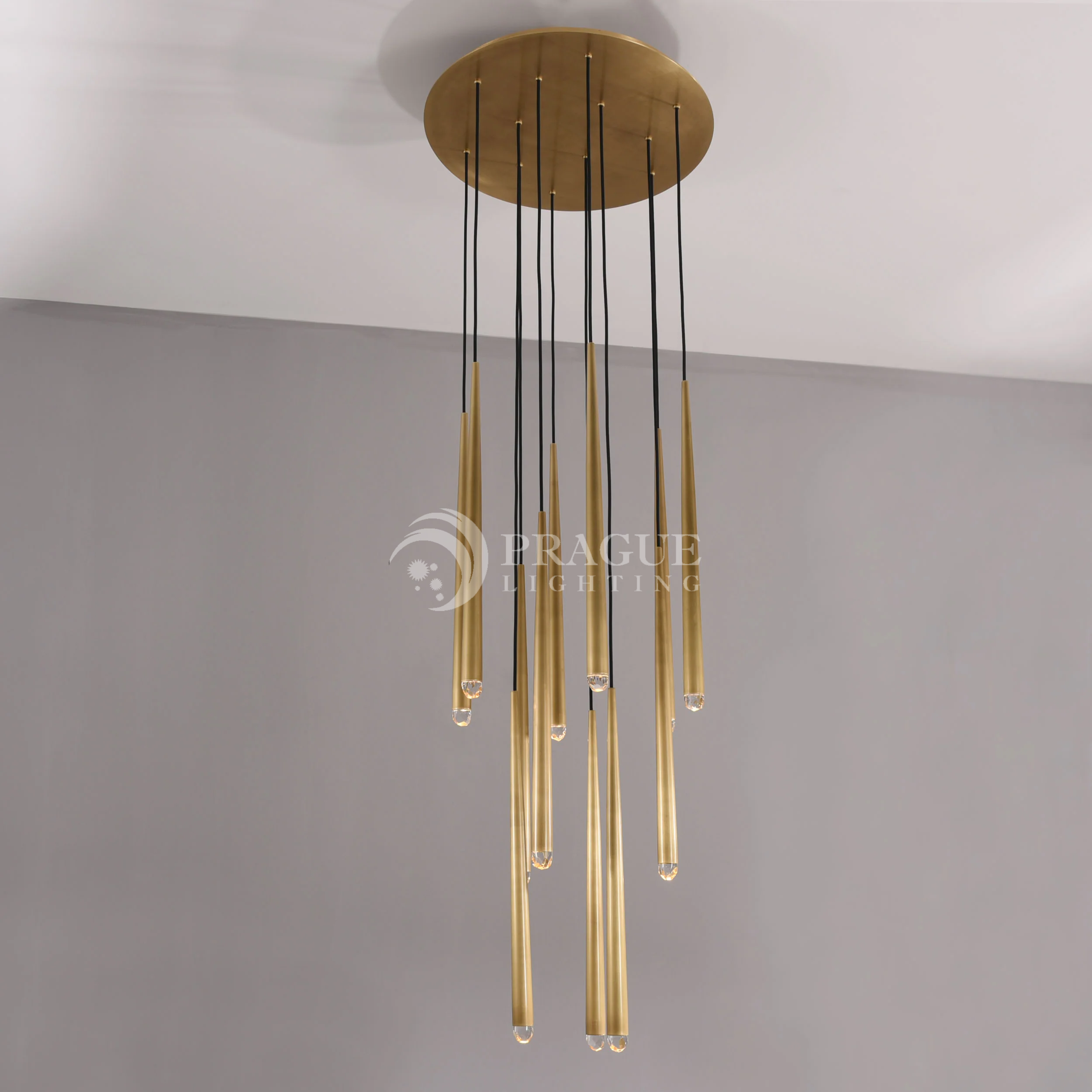 Raindrop Round Suspension Lamp