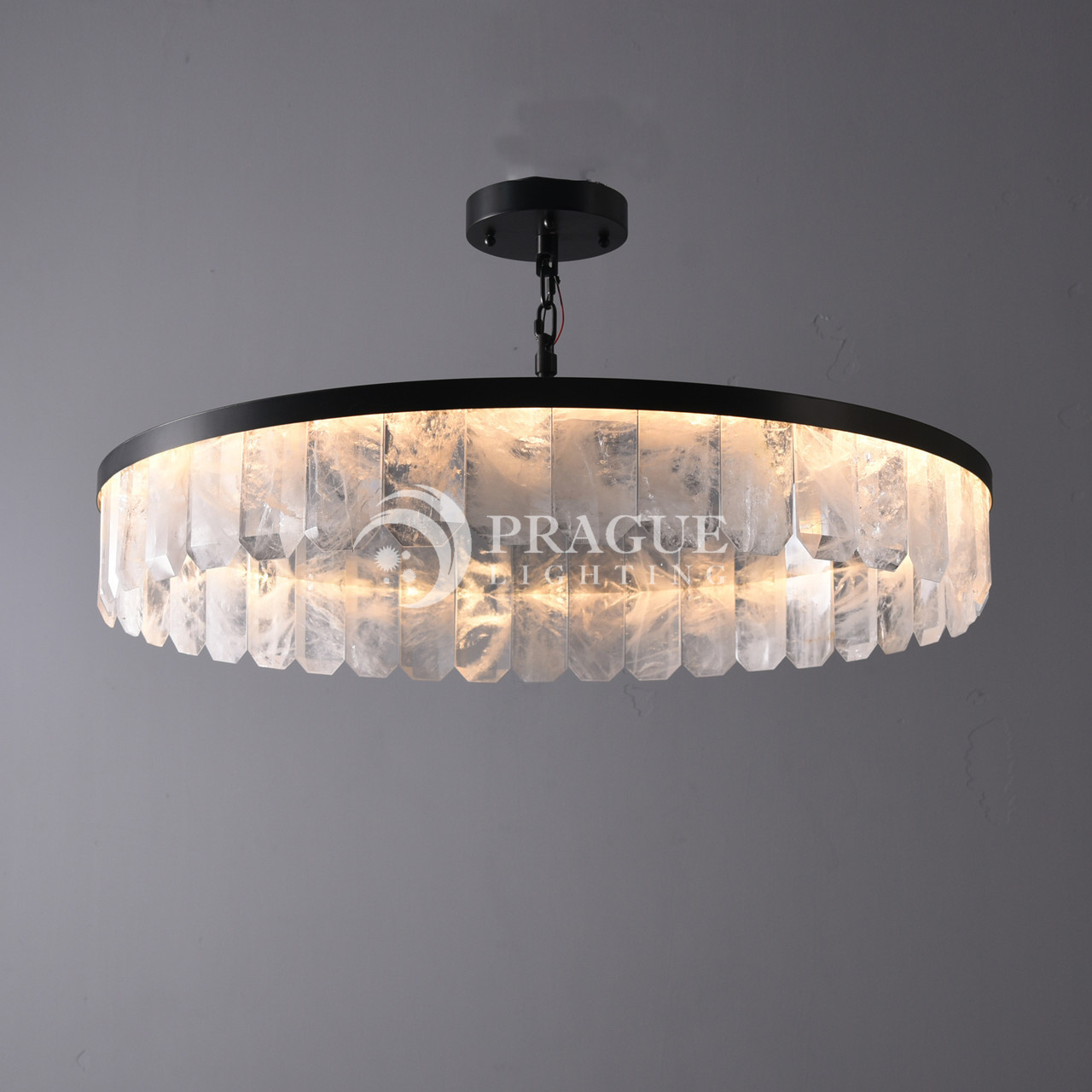 Rock Crystal Pendant 32.7"