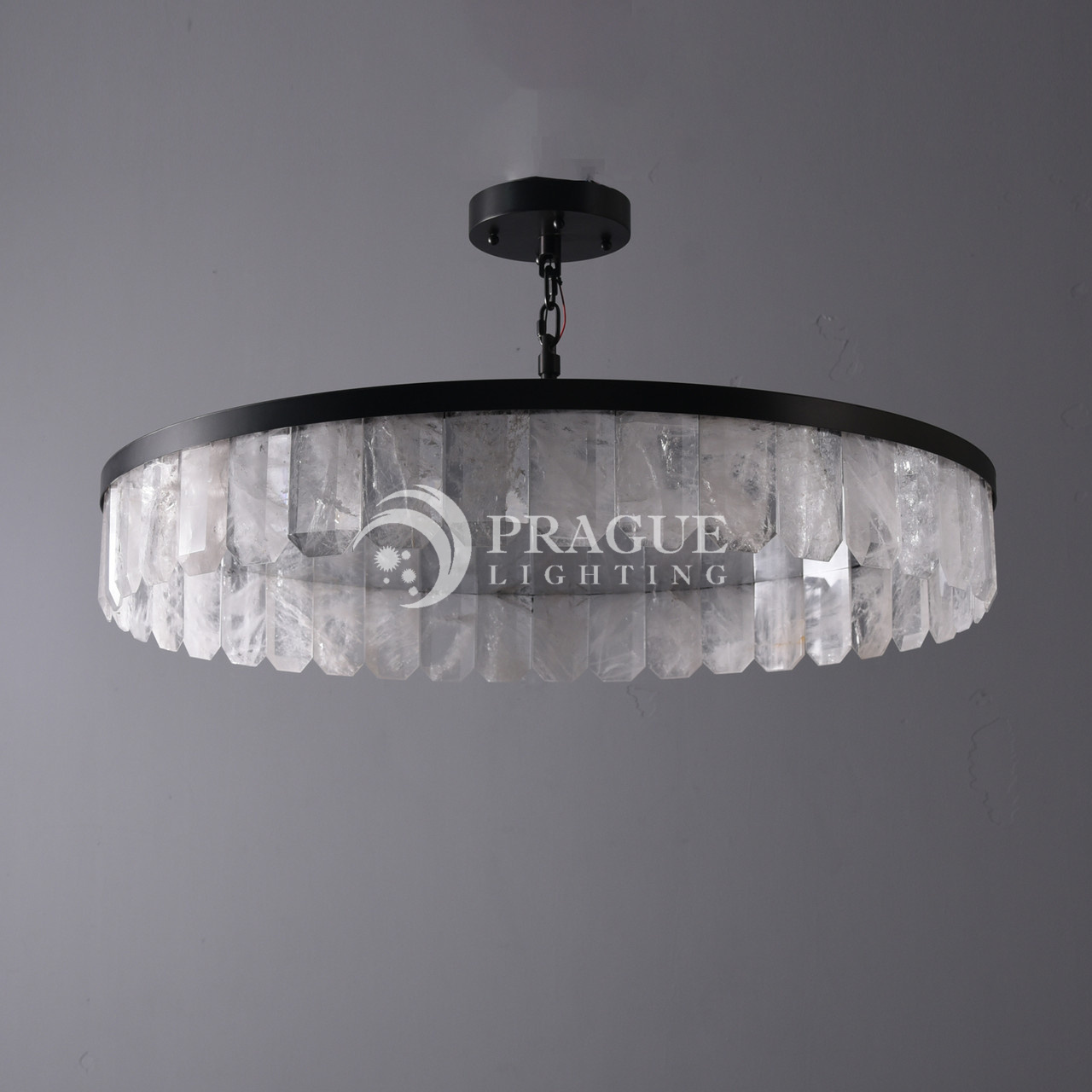 Rock Crystal Pendant 32.7"