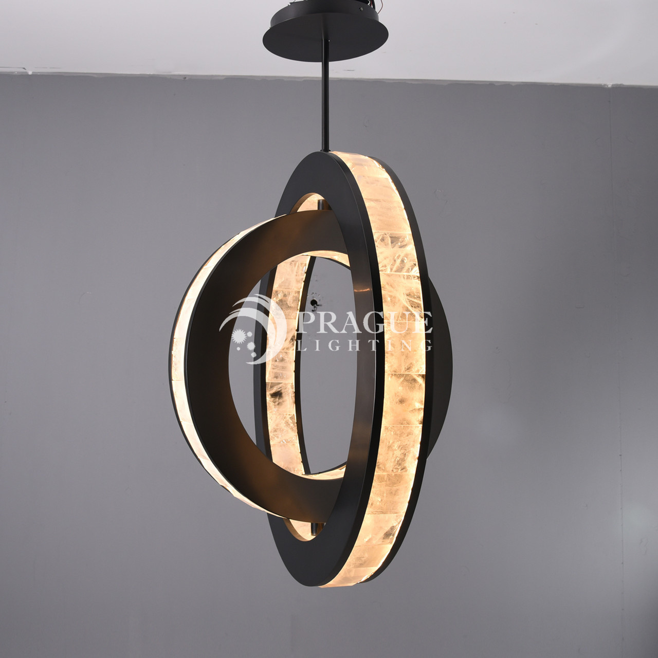 Rock Crystal Suspension Lamp